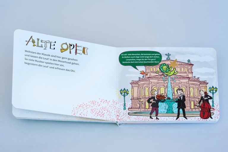 Blick ins Buch Blick ins Buch - Leopaulino an der Alten Oper